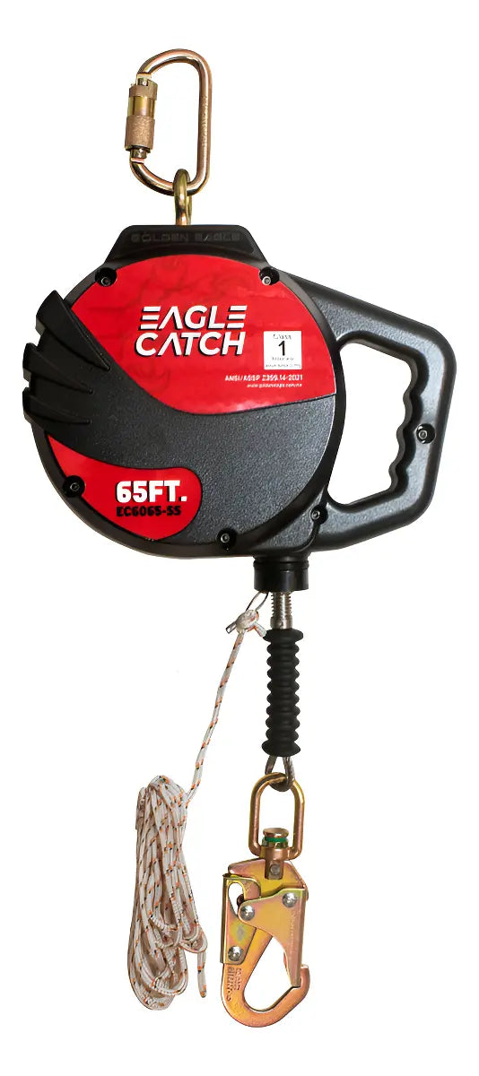 Linea De Vida Retractil Golden Eagle 20 Metros Ec6065-SS