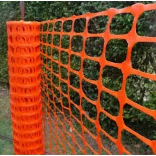 Rollo De Malla Delimitadora Plástica Naranja