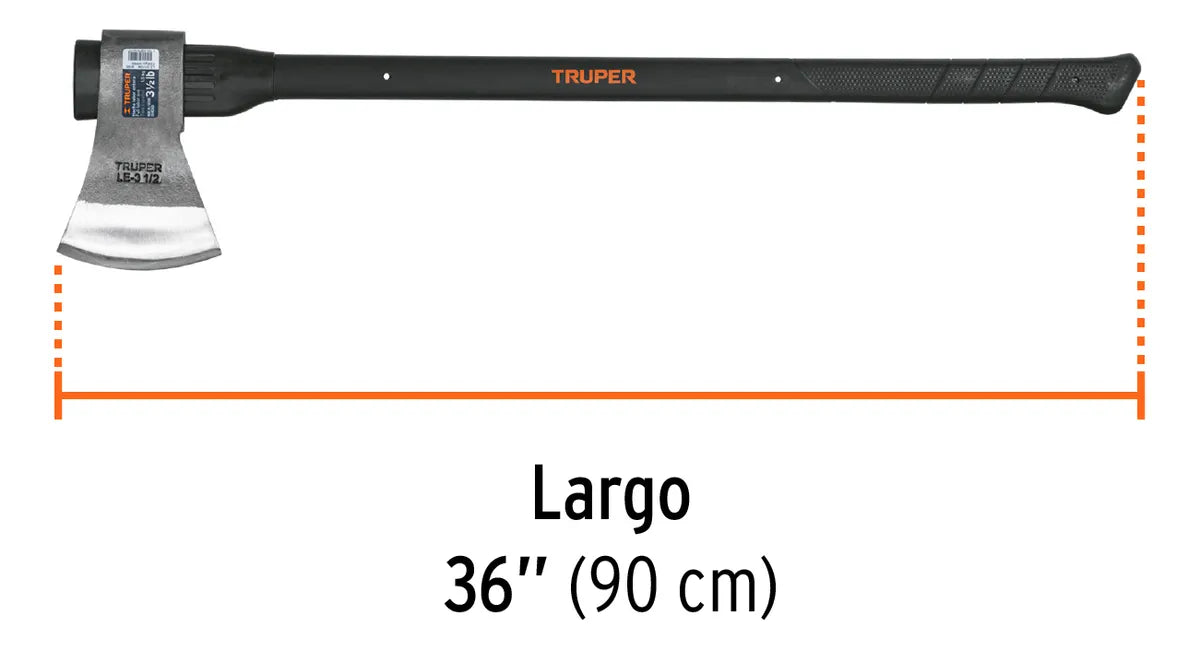 Hacha de bombero 3 1/2 lbs