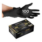 Guantes De Nitrilo  Sin Polvo Azul ó Negro 100pz