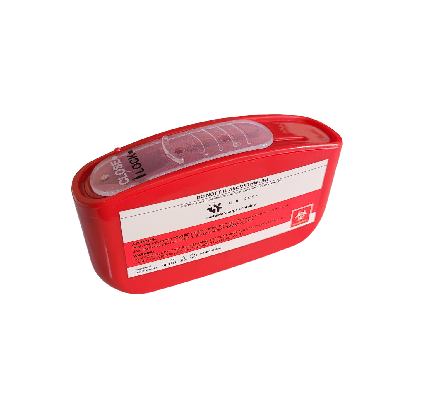 Contenedor RPBI para objetos punzantes de 80 ml