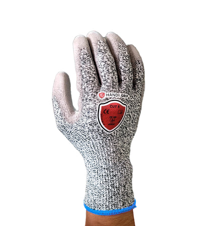 Guante Anti-Corte Nivel 5 Handy Grip DY110DG-PU-H