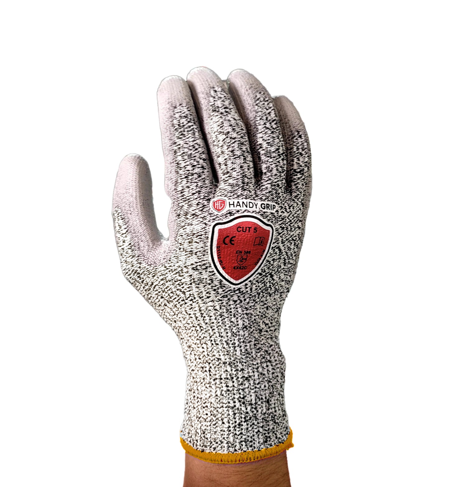 Guante Anti-Corte Nivel 5 Handy Grip DY110DG-PU-H