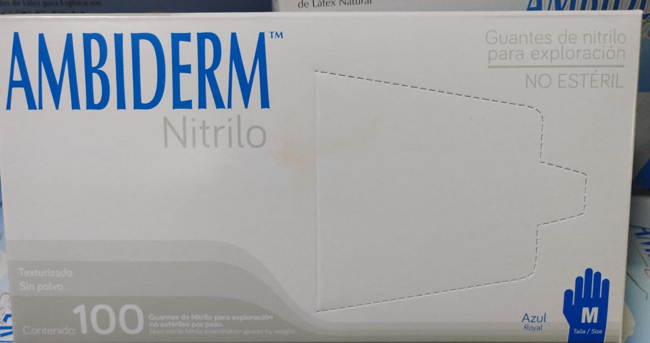 Guante Ambiderm Nitrilo