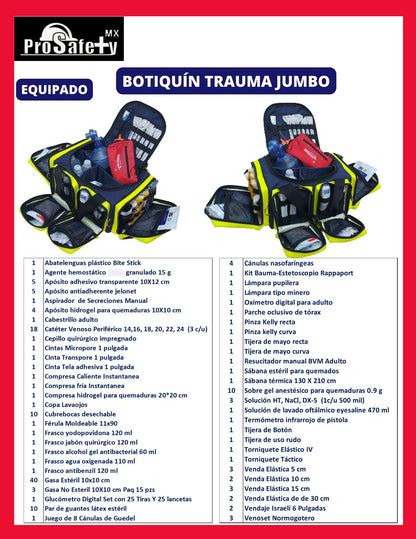 Mochila Botiquín Trauma Jumbo