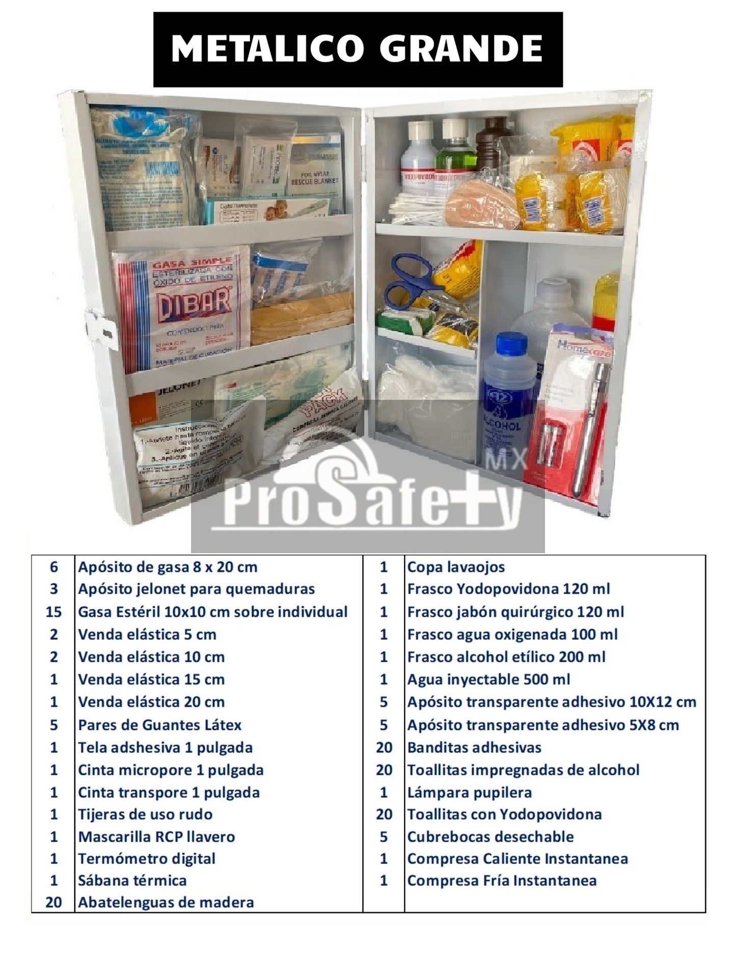 Botiquín Primeros Auxilios Caja Metálica