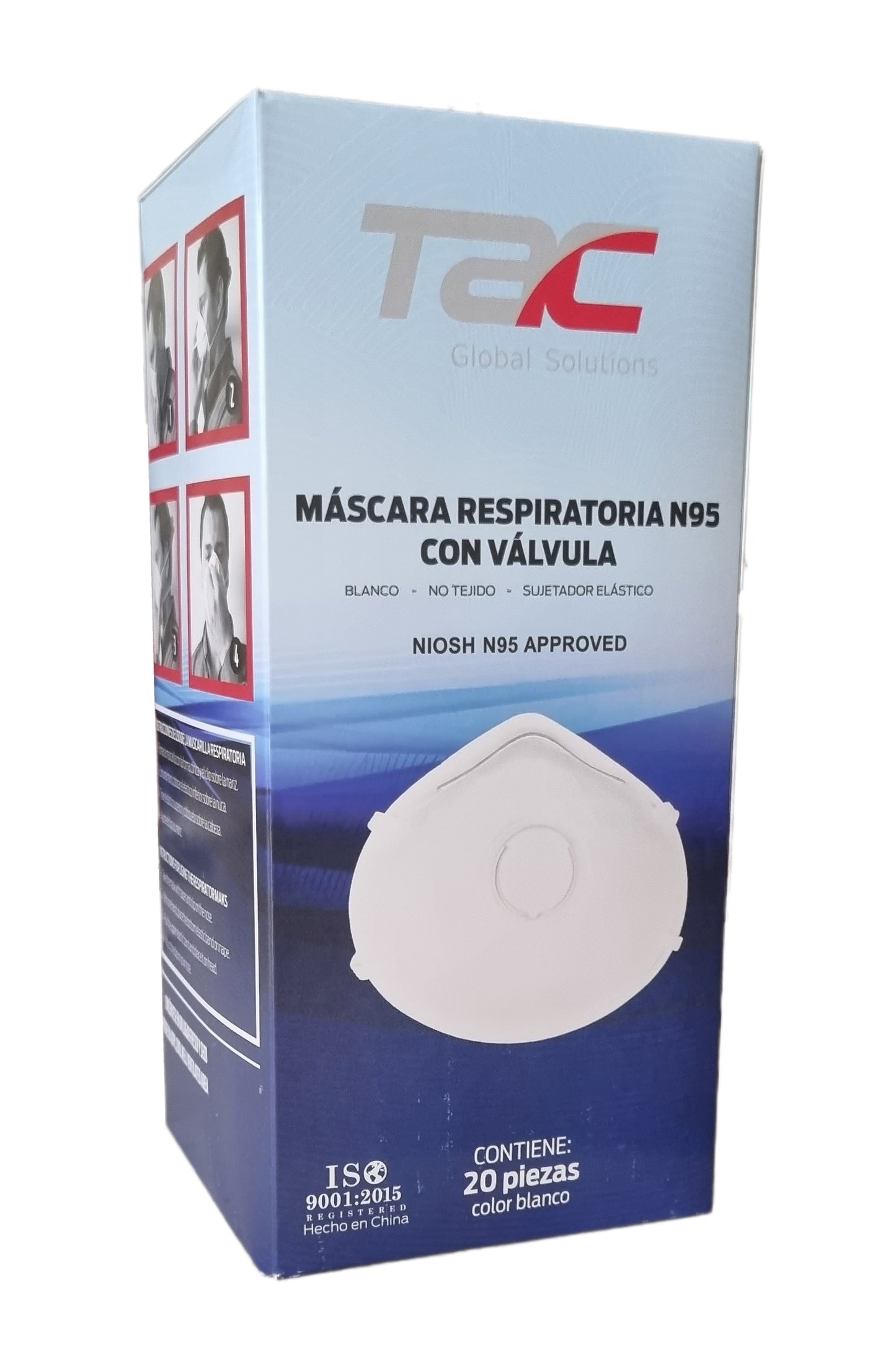 Mascarilla Respiratoria N95 Con Válvula