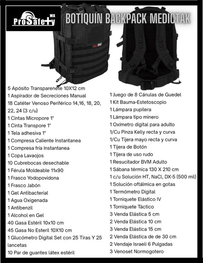 Mochila Botiquin MediTac