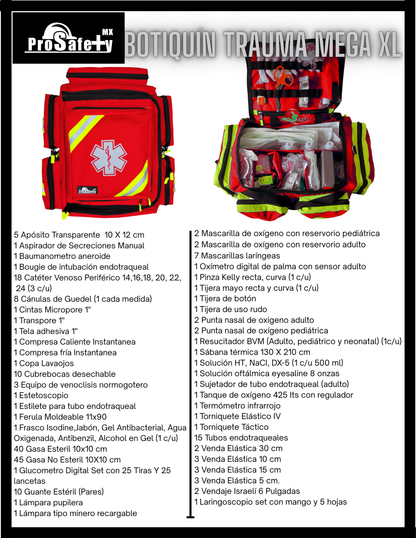 Botiquín Trauma Oxígeno Mega XL