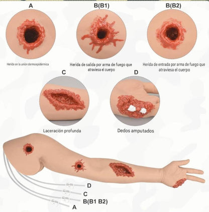 Simulador de Heridas y Control De Hemorragias
