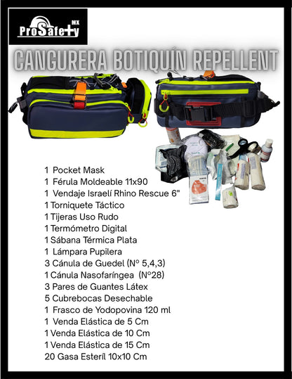 Cangurera Botiquín Repellent