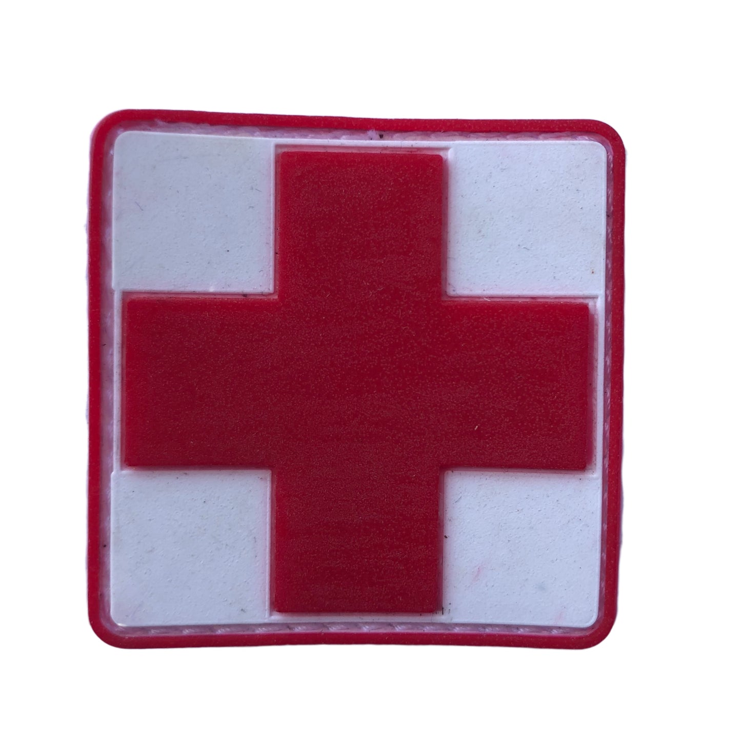 Insignia Militar Cruz Roja Táctica Parche Pvc