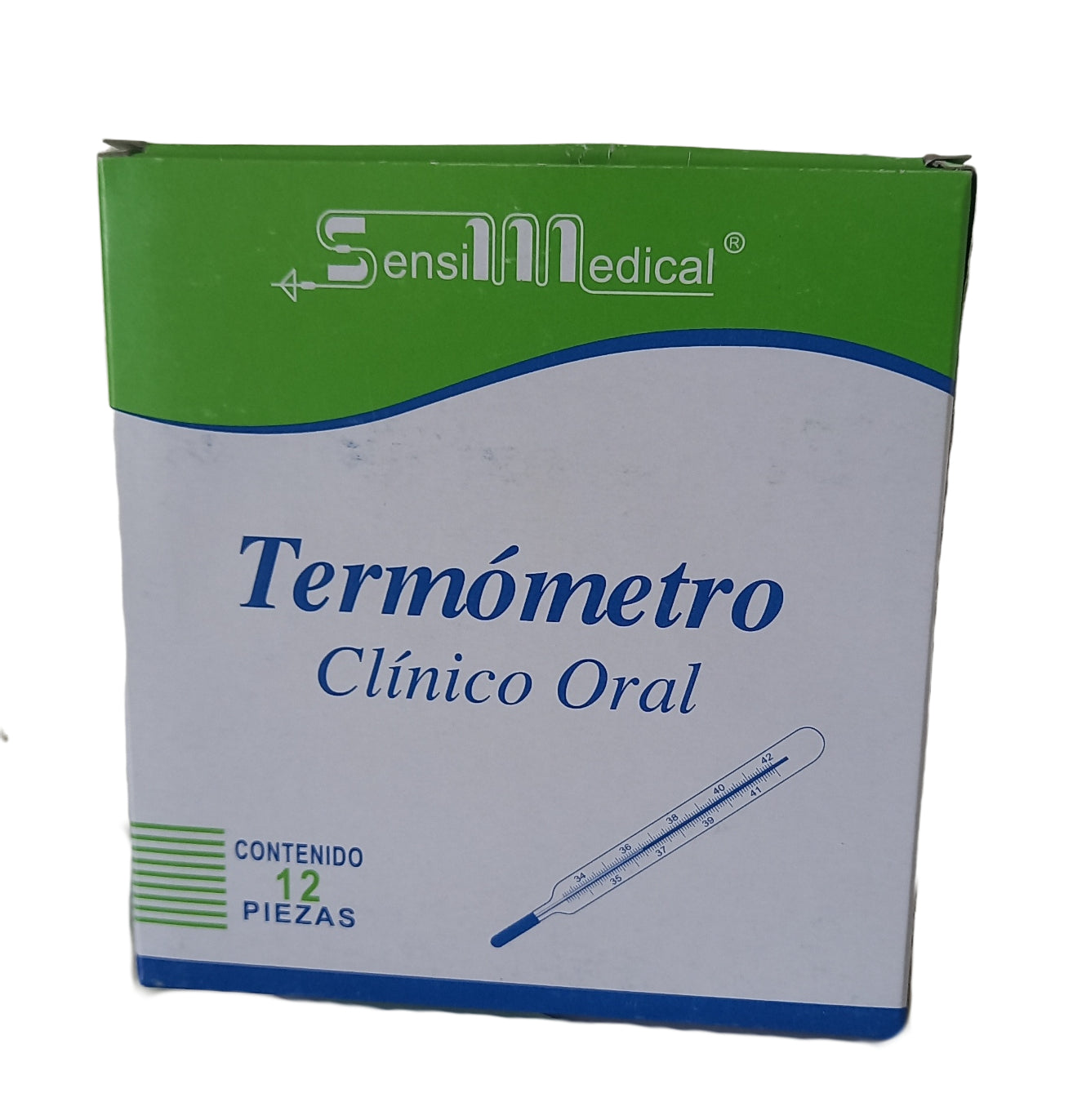 Termómetro Clínico Oral de Mercurio